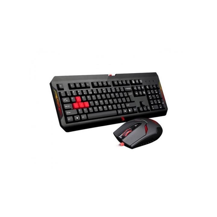 کیبورد و ماوس گیمینگ فور تک مدل Q-1100 A4tech Bloody Q1100 keyboard and mouse